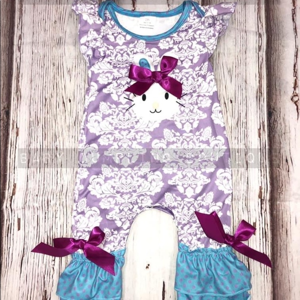 Purple Easter Romper